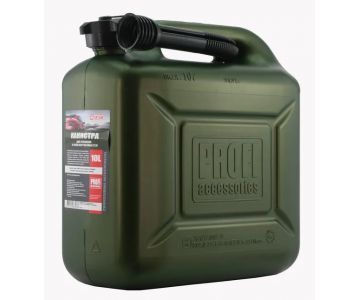 Канистра для топлива 3ton Profi 10л (оливковая)