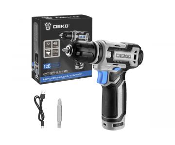 Дрель-шуруповерт Deko ZKCD12FU-Li (063-4141)