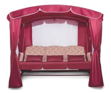 Качели садовые Arno-Werk Оазис Люкс (бордо)