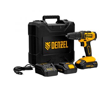 Дрель-шуруповерт аккумуляторная Denzel CID-18-02BM (26135)