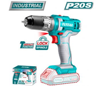 Дрель-шуруповерт ударная TOTAL TIDLI201455