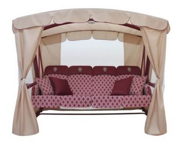 Качели садовые Arno-Werk Монарх (бордо)