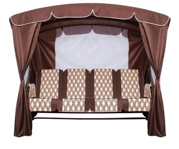 Качели садовые Arno-Werk Оазис Люкс Плюс (шоколад)