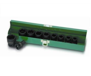 Набор головок ударных TopTul  1/2" 10-24мм 6гр. 10шт. (GDAD1001)