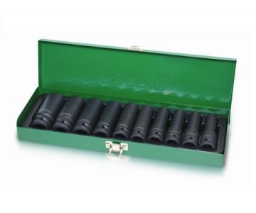 Набор головок ударных TopTul  1/2" 10-24мм 6гр. 10шт. глубокие (GDAD1002)