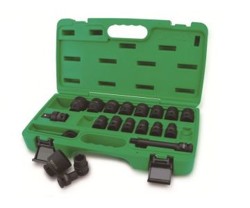 Набор головок ударных TopTul 1/2" 10-32мм 6гр. 27пр.(GCAI2701)