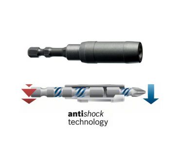 Держатель для бит Bosch магнитный AntiShock (2608522060)