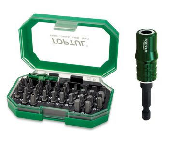 Набор бит TOPTUL 1/4" 35шт. с магнитным держателем (GACW3502S)