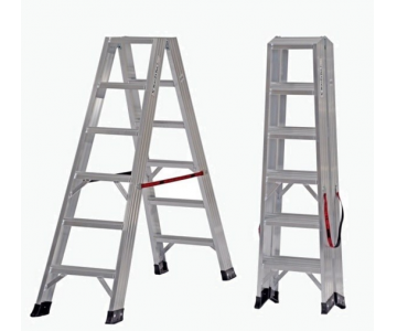 Стремянка алюминиевая двухсторонняя Cagsan EVR5