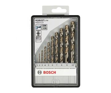 Набор сверл по металлу Bosch Robust Line HSS-Co 10шт (2607019925)