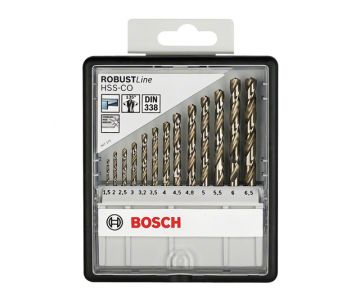 Набор сверл по металлу Bosch Robust Line HSS-Co 13шт 1,5-6,5мм (2607019926)