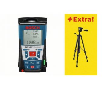 Дальномер лазерный Bosch GLM 150 + BS 150 (061599402H)