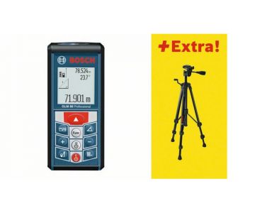 Дальномер лазерный Bosch GLM 80 + BS150 (06159940A1)