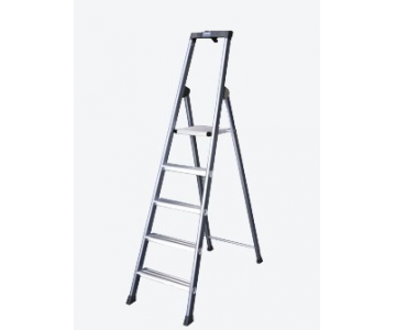 Односторонняя анодированная стремянка Krause SePro (124197)