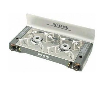 Газовая портативная двухкомфорочная плита Twin Premium