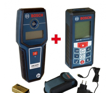 Лазерный дальномер Bosch GLM 80 + GMS 100M Professional (06159940AU)