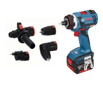 Аккумуляторная дрель-шуруповерт BOSCH GSR 14,4 V-EC FC2 L-BOXX + насадки (06019E1000)