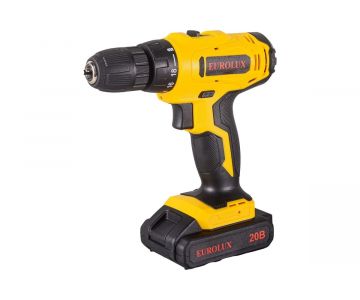 Дрель-шуруповерт аккумуляторная Eurolux ДА-20/2Li