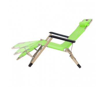 Шезлонг складной с подголовником с зонтом ISMA-FG-HY-8009Z