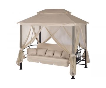 Качели садовые Удачная мебель Пальмира (светло-бежевый)