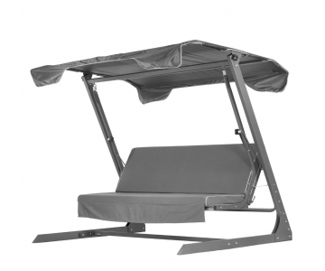 Качели садовые ПИК Афина 002 (серый, графитовый каркас)