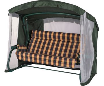 Качели садовые Удачная мебель Мерида Премиум (зеленый 334)