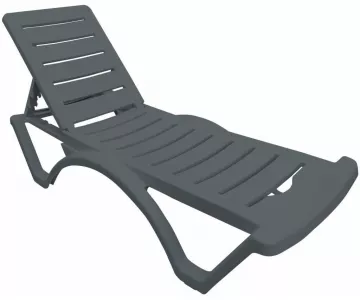Шезлонг Adriano Classic (графит)