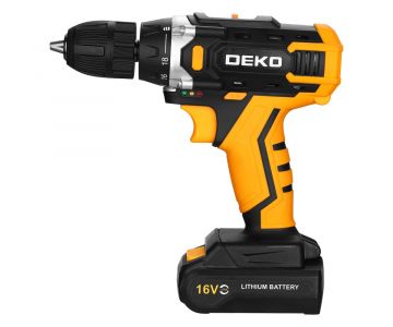 Дрель-шуруповерт аккумуляторная Deko Banger 16V (080-1003)
