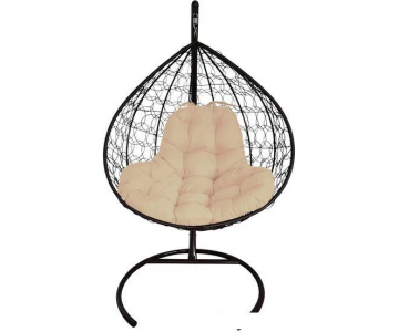 Кресло подвесное M-Group XL (бежевая подушка)