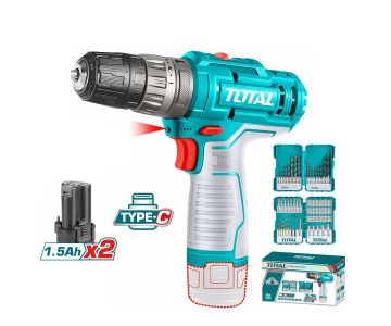 Дрель-шуруповерт аккумуляторная TOTAL TOSLI240467