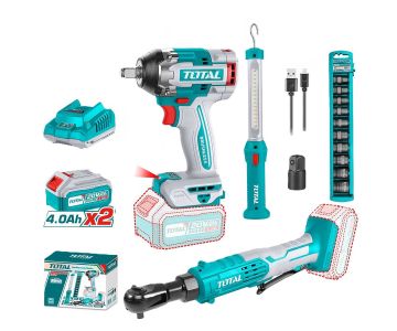 Набор аккумуляторных инструментов TOTAL TOSLI240461