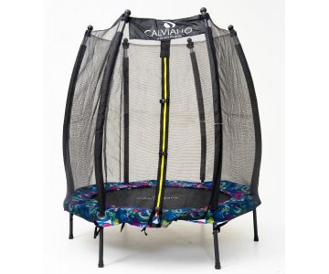 Батут с защитной сеткой Calviano 4,5ft Master Smile Elastic Band 140 см