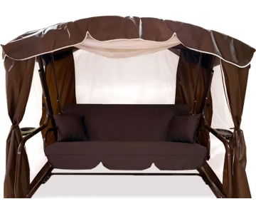 Качели садовые LetoLux Торонто (шоколад)