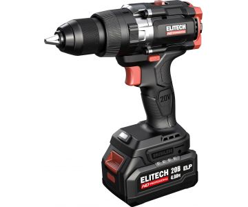 Дрель-шуруповерт ударная Elitech CD 20BL2 (с 2 АКБ)