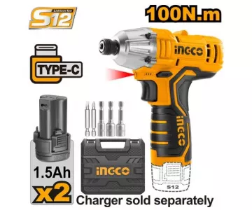 Винтоверт аккумуляторный  INGCO CIRLI12015
