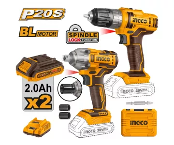 Набор аккумуляторных инструментов INGCO COSLI230702