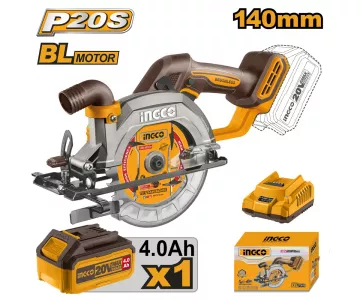 Пила циркулярная INGCO CSLI14021