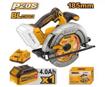 Пила циркулярная INGCO CSLI18511