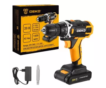 Дрель-шуруповерт Deko Banger 20V ONE + (083-1042)