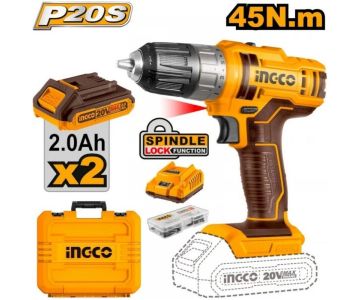 Дрель-шуруповерт аккумуляторная INGCO CDLI200528