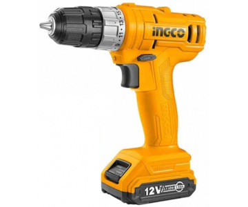 Дрель-шуруповерт аккумуляторная INGCO CDLI1218