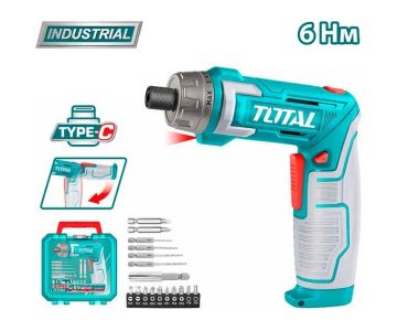 Отвертка аккумуляторная TOTAL TSDLI08025