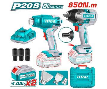 Набор аккумуляторного инструмента TOTAL TOSLI240489
