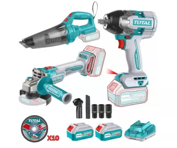 Набор аккумуляторных инструментов TOTAL TOSLI240789