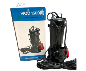 Насос фекальный Greenpump WQD 1500(F)