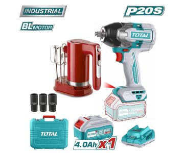 Набор аккумуляторного инструмента TOTAL TOSLI240313