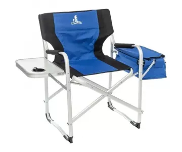 Кресло складное Coyote HKC-1050E (черный-синий)