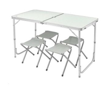 Комплект складной мебели Coyote HKTB-1002 (светло-серый)