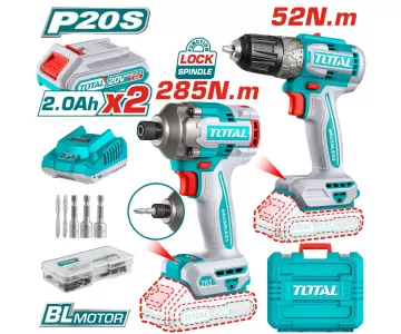 Набор аккумуляторных инструментов TOTAL TCKLI20272