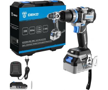Дрель-шуруповерт ударная аккумуляторная Deko GCD20DU PRO